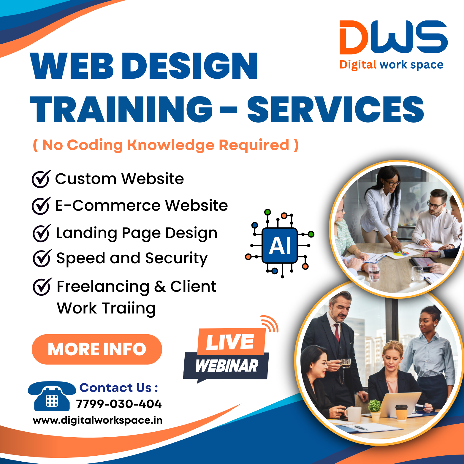 web design training and services - digital work space